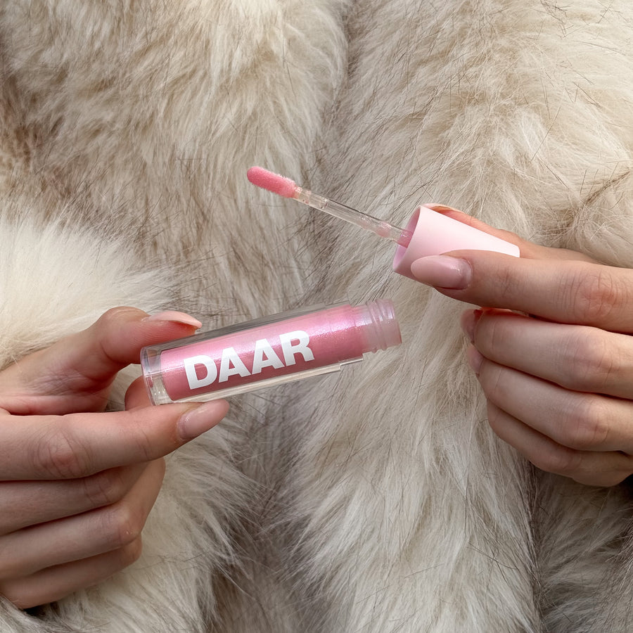 Make Me Sparkle Lip Gloss - Pink Caramel